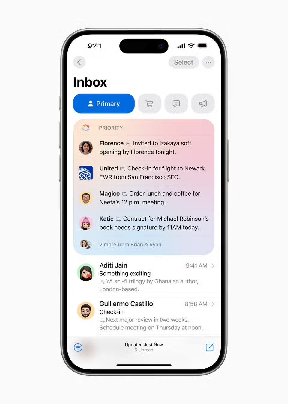 Apple’s new features: Priority Messages, Tabs, and AI summaries