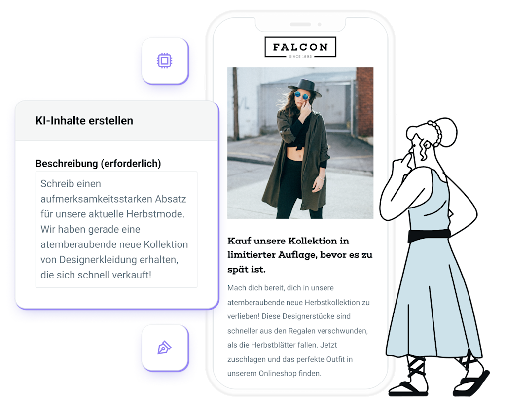 Veranschaulichung der Funktionsweise des Ki-Textgenerators